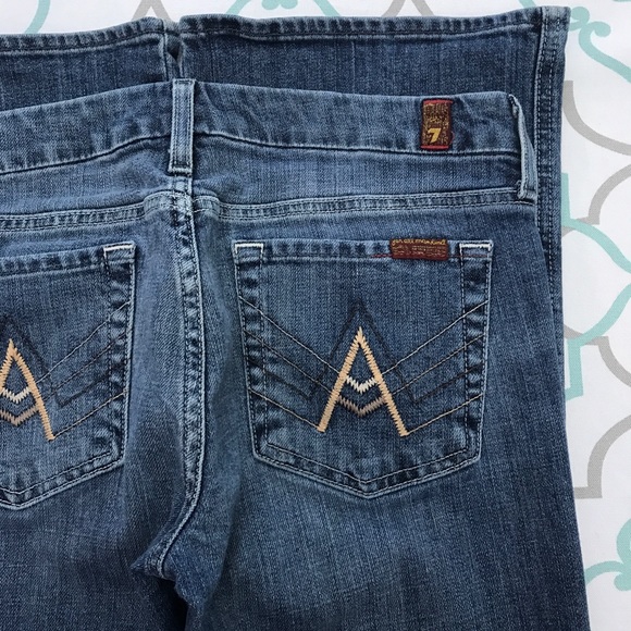 7 For All Mankind Denim - 33” LONG!💙👖7FAM! A POCKET👖💙28 5/6 TALL AWESOME